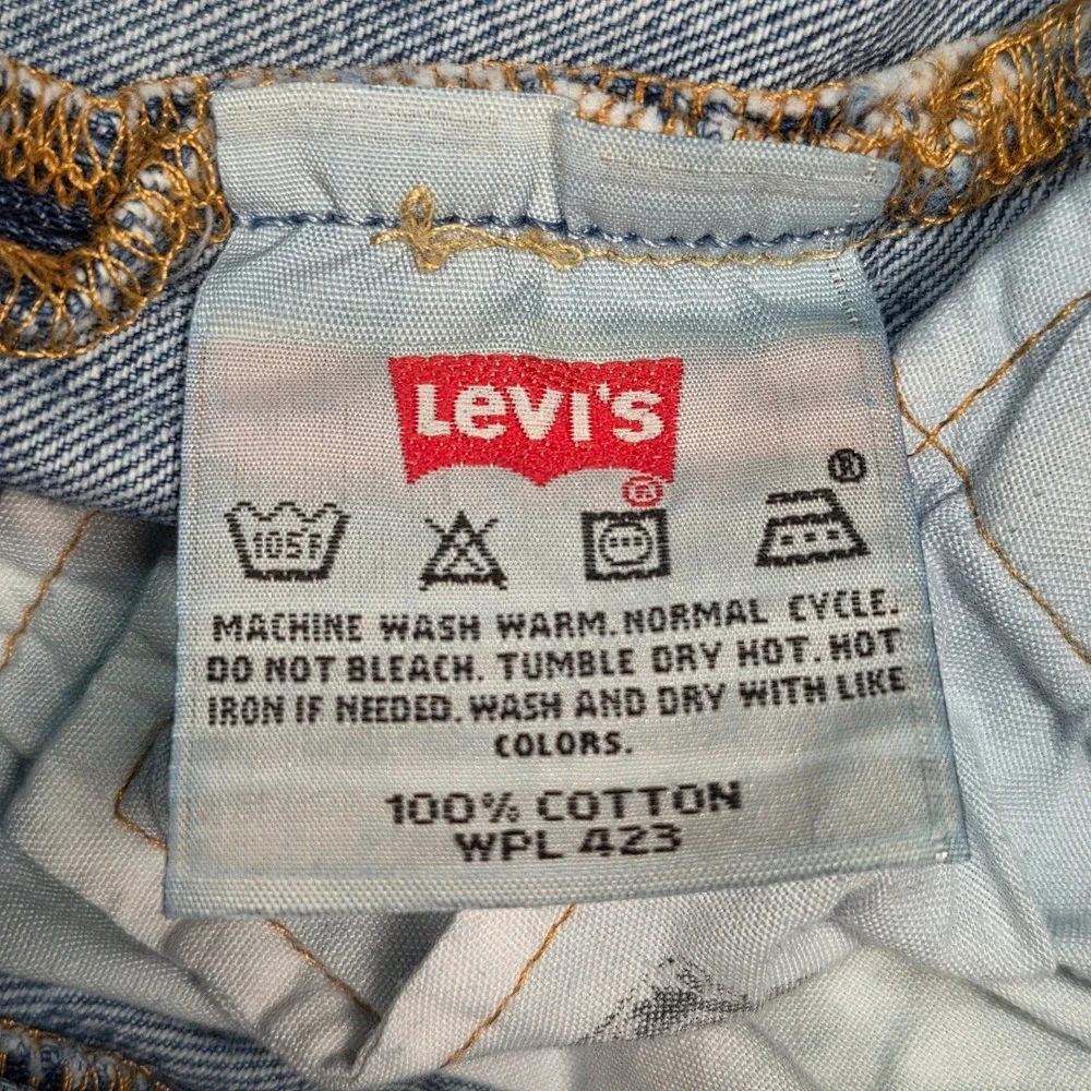Vtg Levi's 501 Original Fit Y2K Jeans Mens 36x34 (Fits 34×32) Blue Straight Leg